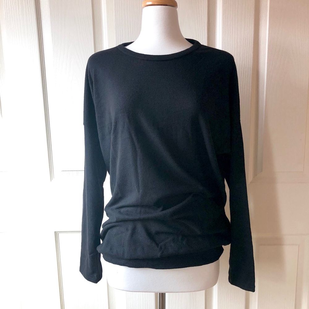 Beautifully soft black long sleeve sweater